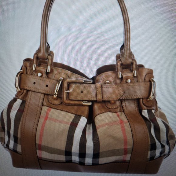BURBERRY Nova Check Beaton Tote - Picture 1 of 6